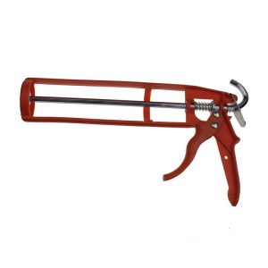 9 Inch Red Plastic Body Caulking Gun